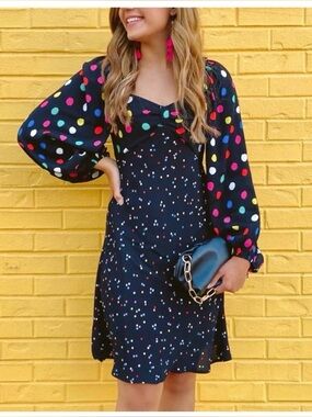 ❣️Rixo Polka Dot Swing Dress❣️